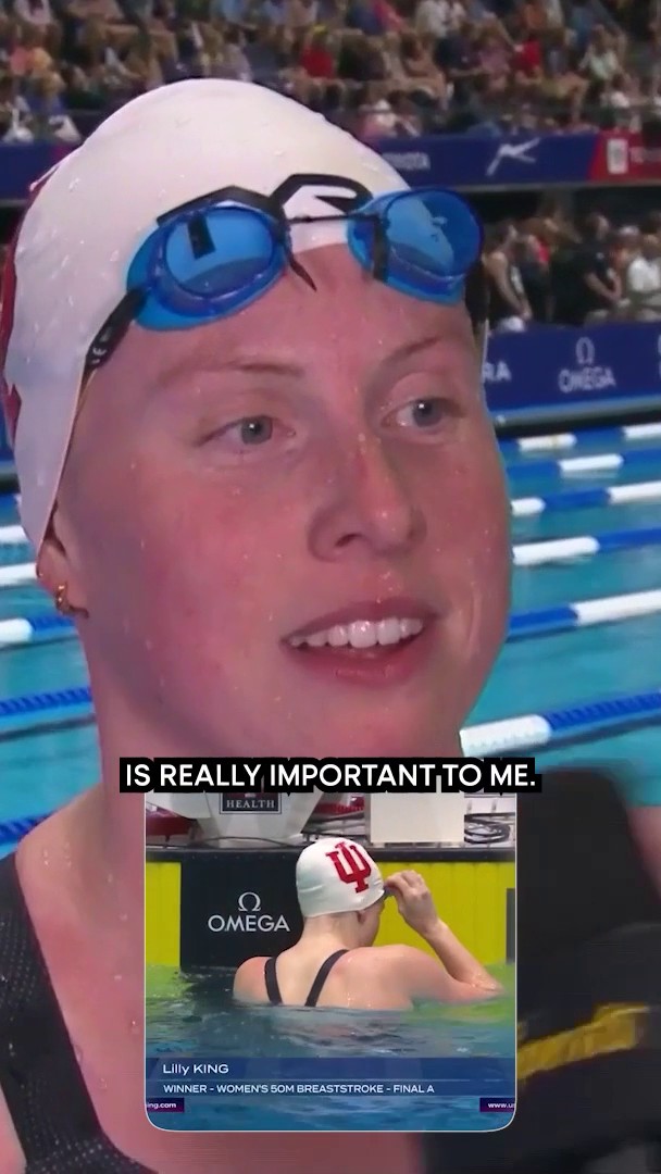 Swimming in Indiana just means more for Lilly King.