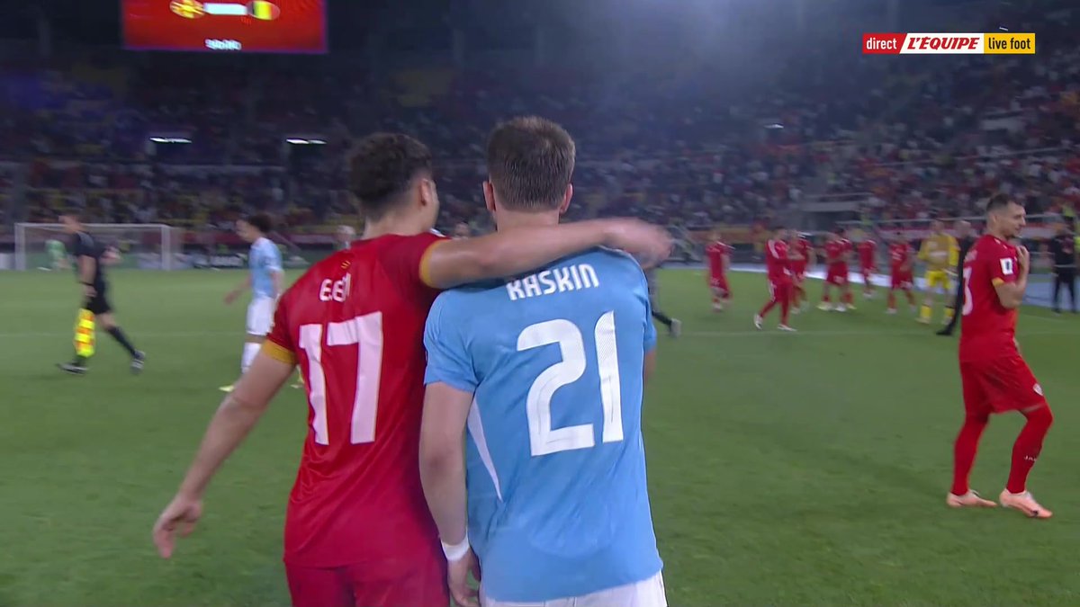 🇲🇰 - 🇧🇪 Fin de match ! La Macédoine du Nord a réussi à tenir tête à la Belgique (1-1).