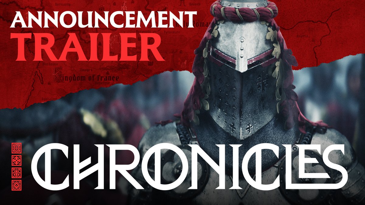 Forge your destiny, and rewrite history - welcome to Chronicles: Medieval. Wishlist now on Steam: Trailer narrated by award-winning actor Tom Hardy, with music by The Witcher composer Adam Skorupa. Follow Chronicles: Medieval for updates! #SummerGameFest