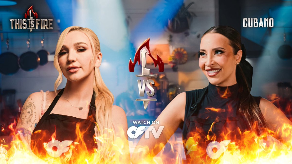Who's up for a meaty challenge? 🥩🔥 @kittybaby_cam & @kslibrarygirl kick off #ThisIsFire S6 with Cubanos! 📺 Stream it free: