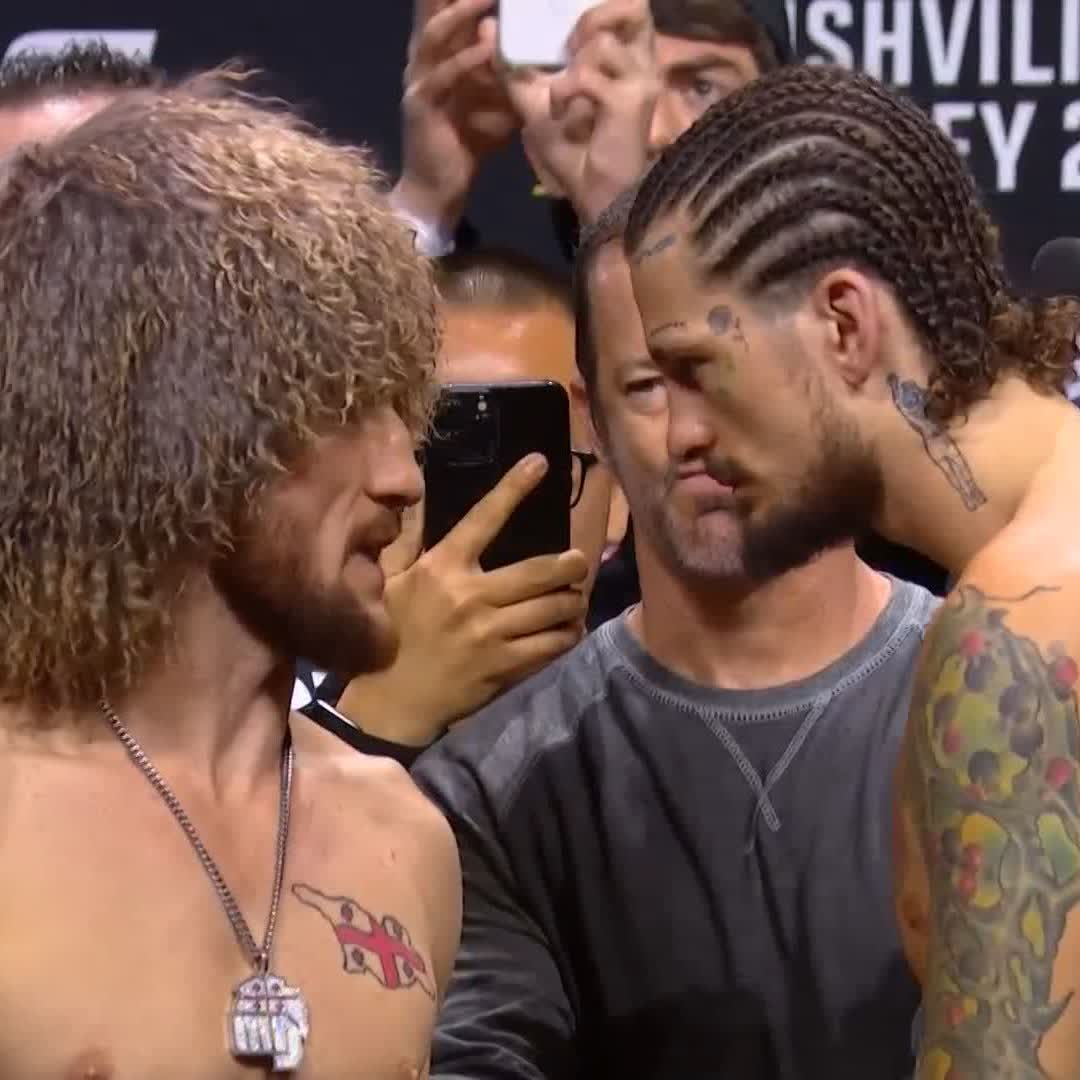 メラブ×オマリー 試合前最後のフェイスオフ！ #UFC316