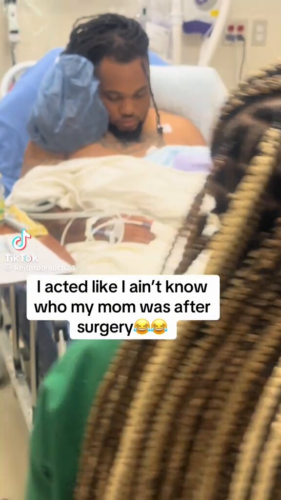 Poor momma was thinking her baby done lost his damn mind😂
