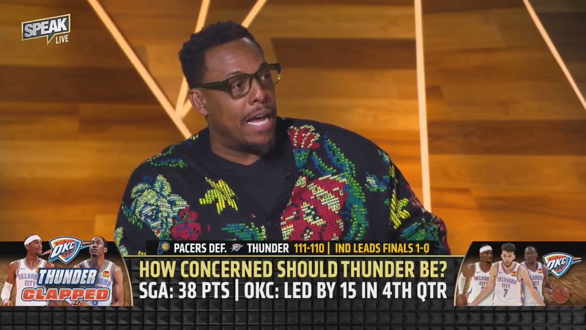 .Paul Pierce is super concerned for OKC.
