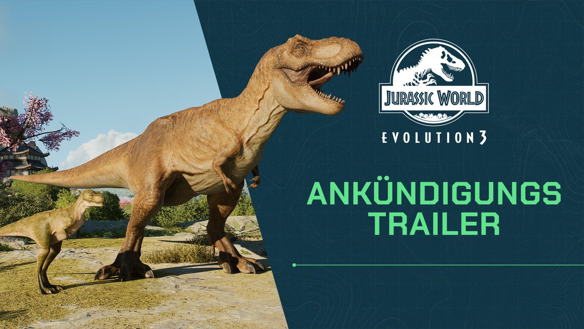 Hilf dem Leben, einen Weg zu finden. Jurassic World Evolution 3 für PC, PS5 &amp; Xbox X|S vorbestellen!🧬Erscheint am 21. Oktober
