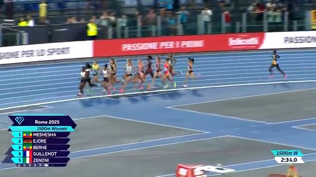 This final 100m from Sarah Healy in Rome tonight is sensational. How did she find a gap through? First Diamond League win in the bag. 💎