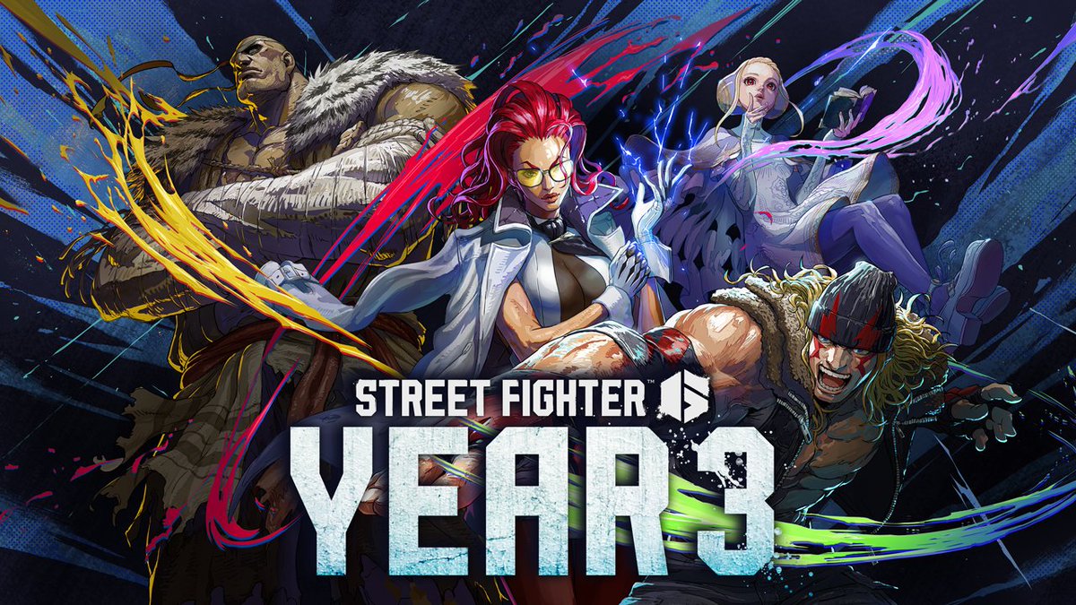 #スト6 Year 3キャラクター‼ ラインナップ発表 feat. Kenny Omega ストリートファイターシリーズのレジェンドファイターたちが続々とJoin the Fight🔥 2025年夏:#サガット 🐯 2025年秋:#ヴァイパー 🕵️ 2026年春前半:#アレックス 💪 2026年春後半:#イングリッド 📖