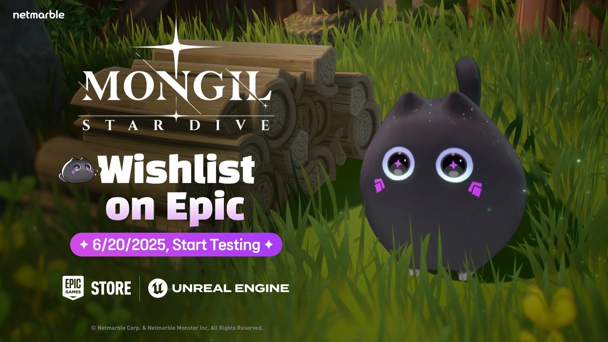 Dive into a world of wonder with MONGIL: STAR DIVE! Collect adorable monsters and complete your Monster Codex in this dazzling monster-taming Action RPG. Closed Beta coming June 20, exclusively to Epic Games Store! Wishlist now: