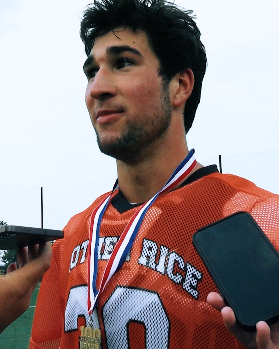 "That’s what we do at Brother Rice — win State Championships." 🔥 Sophomore Ben Waechter after delivering the OT game-winner to defeat Detroit Catholic Central and secure the 2025 Division 1 Lacrosse State Title for the Warriors! Powered by Warrior Lacrosse Brother Rice Lacrosse | Jeff Calcaterra