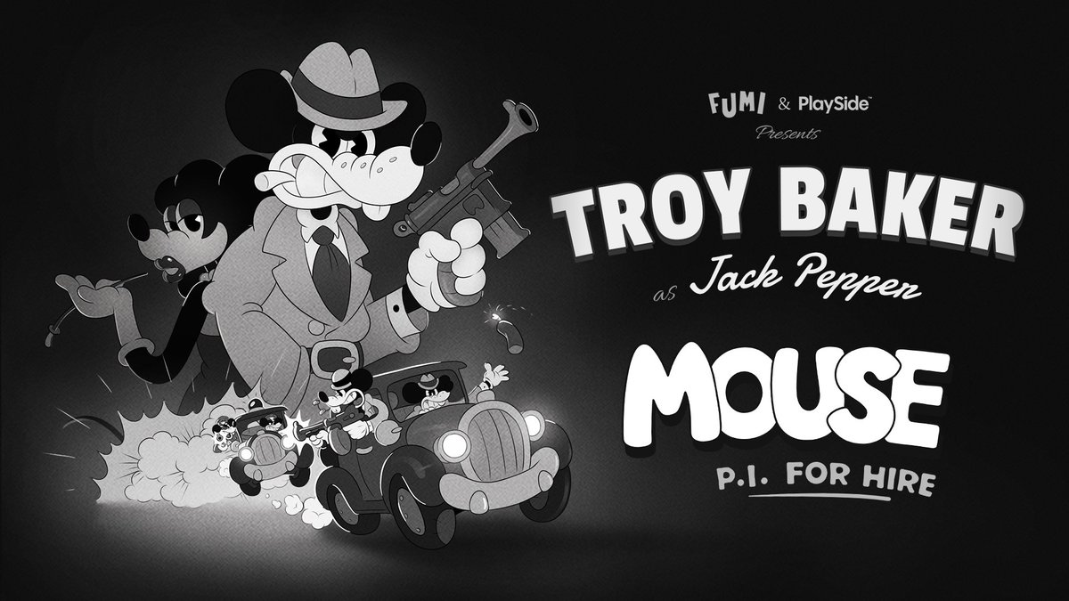 Following our announcement that Troy Baker will play the lead protagonist in MOUSE: P.I. For Hire, Troy Baker himself has recorded a message for you all! We cannot wait to keep working with Troy to bring Jack Pepper to life 🐭 #SummerGameFest