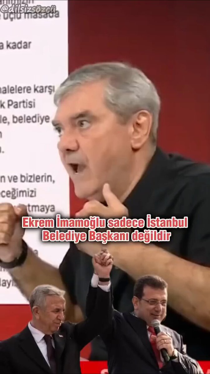 Ekrem İmamoğlu’na sahip çıkmak bizim boynumuzun borcudur ..