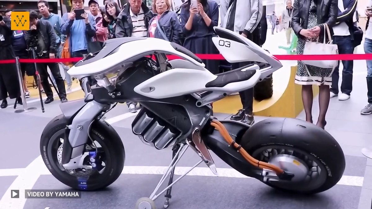 The Yamaha Motoroid bike is fully autonomous and capable of balancing itself and recognizing the rider's face and gestures. Credit: Yamaha Motor Co., Ltd. #engineering #technology #yamaha #motoroid ----------------------- Wanna get your company on Wevolver too? Learn how:
