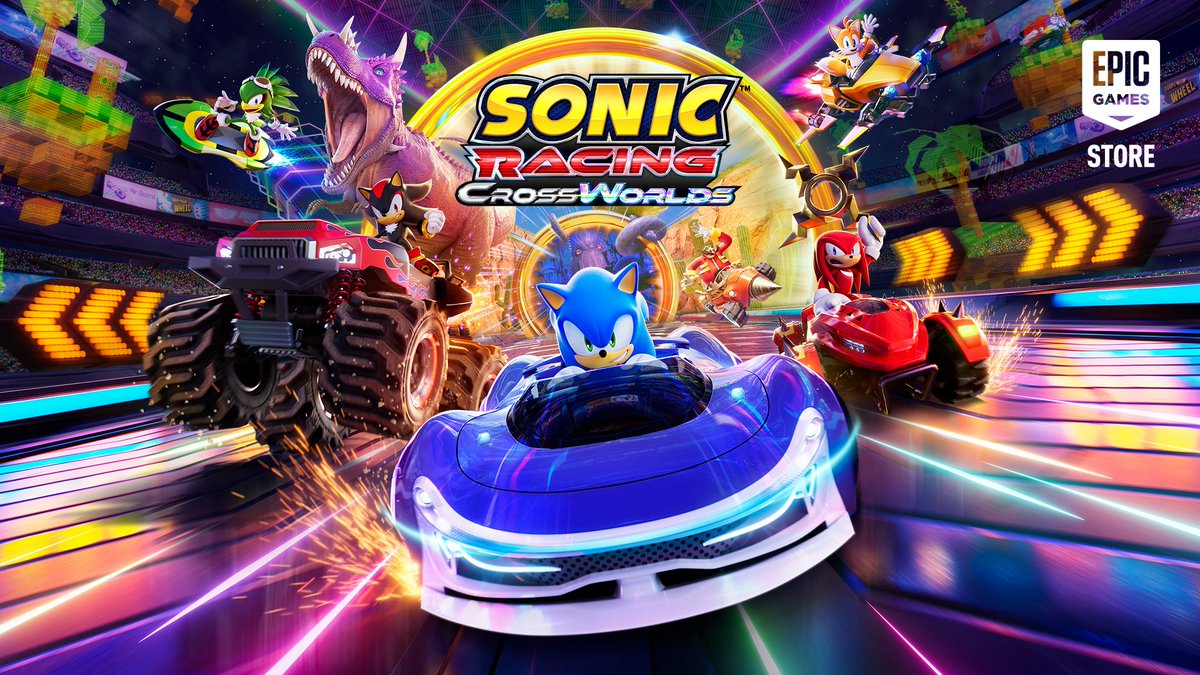 Start your engines for the biggest Sonic racing game yet! Sonic Racing: CrossWorlds rolls in on September 25, 2025. Upgrade to the Digital Deluxe Edition for Season Pass content featuring additional characters, vehicles, courses, and more from some of your favorite pop culture franchises!