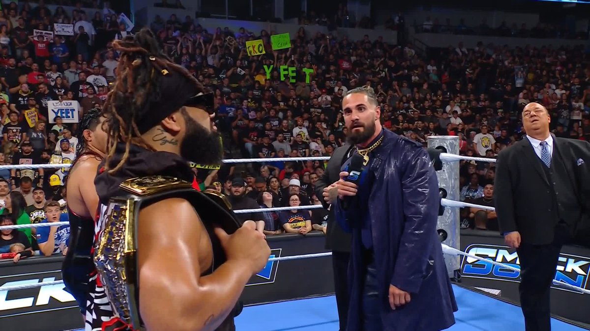 .Seth Rollins did NOT just say that... 😳 #SmackDown