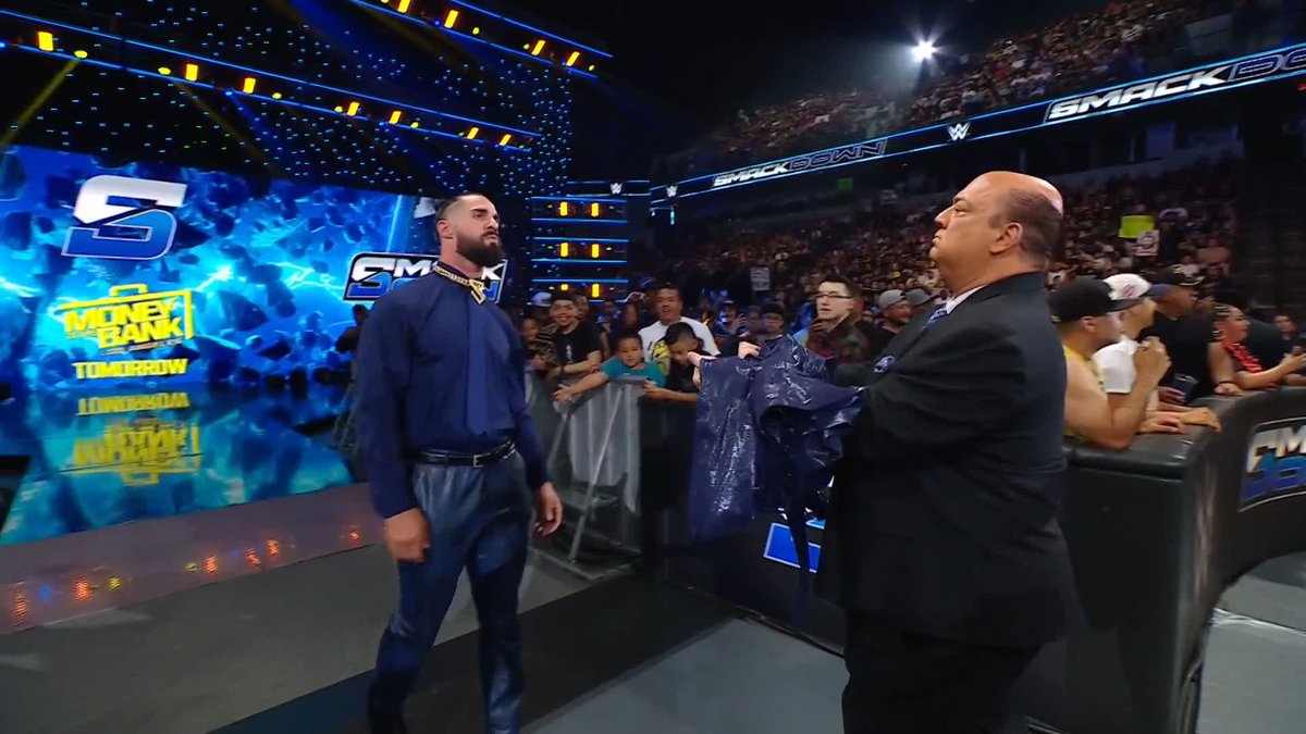 BIG JIM COMIN’ THROUGH 👊 😤 #SmackDown