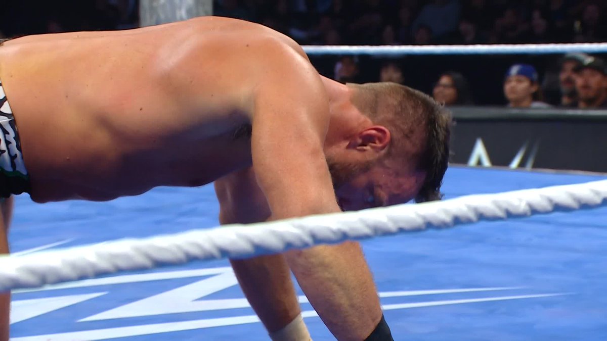 WHAT IN THE WORLD?! NO ONE is safe when Seth Rollins is around 😳 #SmackDown