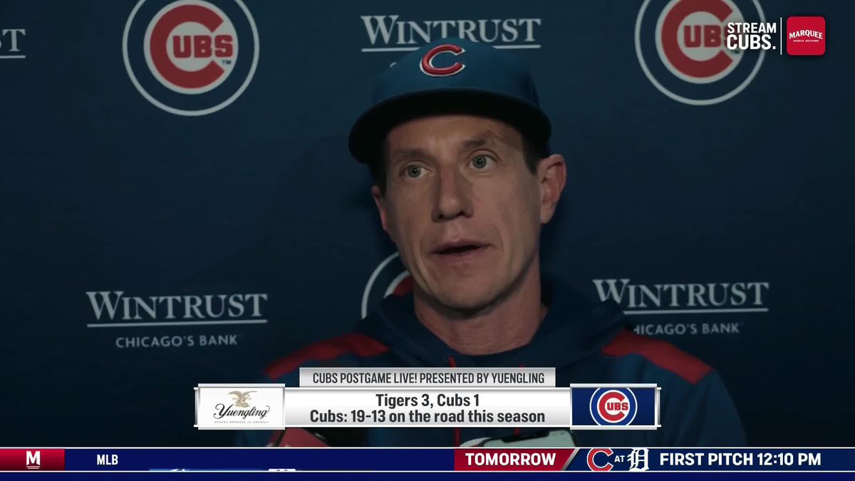 Craig Counsell speaks on the baserunning mistake in the 5th inning.