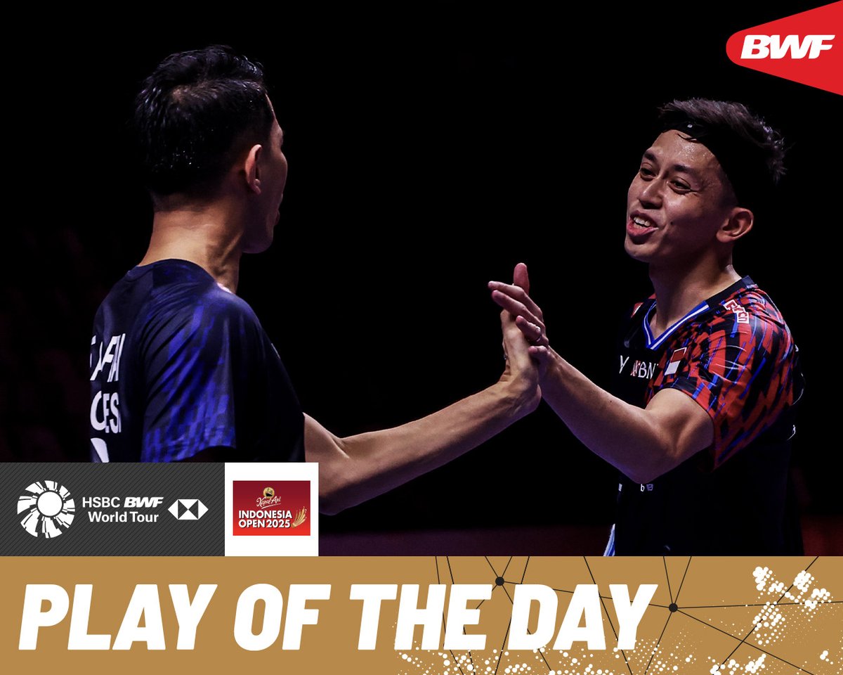 Fantastic from both pairs! 🔥 HSBC Sport #HSBCbadminton #BWFWorldTour #IndonesiaOpen2025