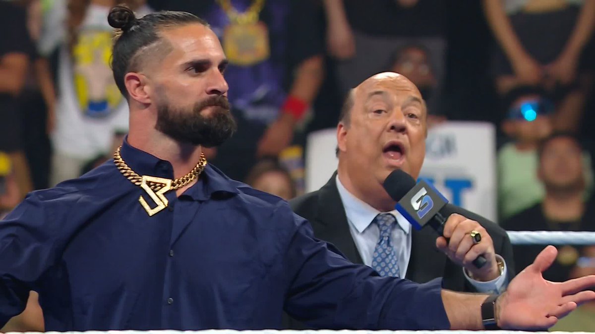 You heard, Paul Heyman! Seth Rollins will be the next Mr.#MITB 😤 #SmackDown
