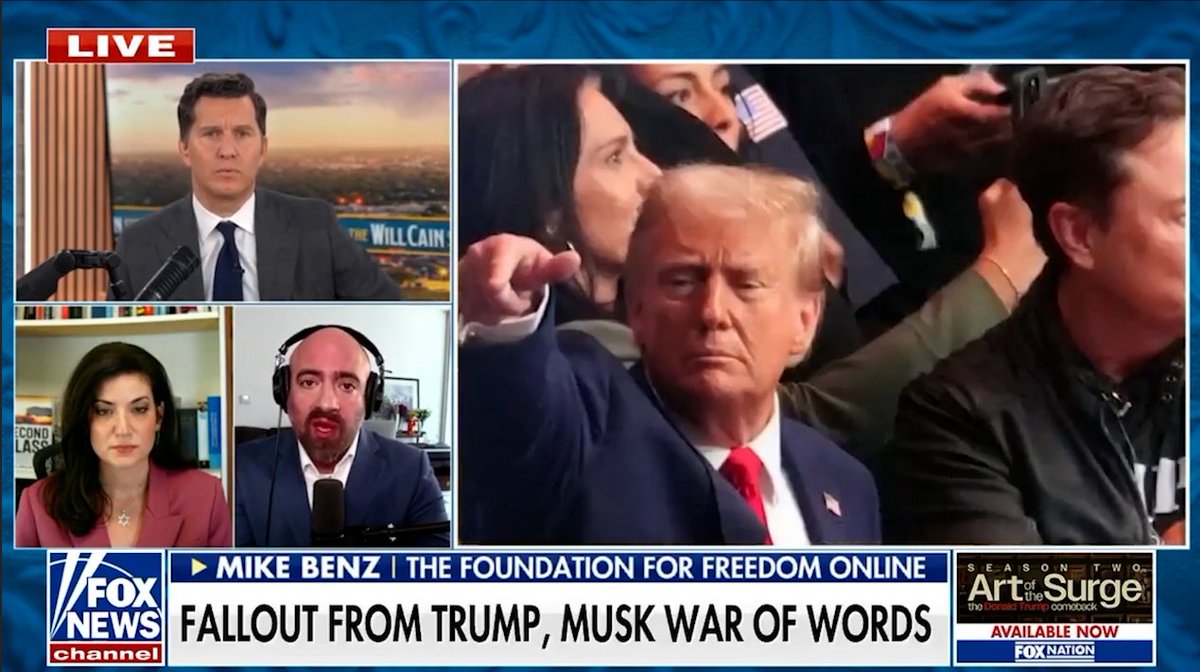 spirited convo today with Batya Ungar-Sargon and Will Cain on Fox News, talkin palace intrigues and keeping the coalition strong 🏰