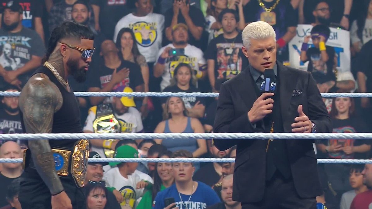 Not "how do you do, fellow kids?" 💀 Cody Rhodes is not holding back... #SmackDown