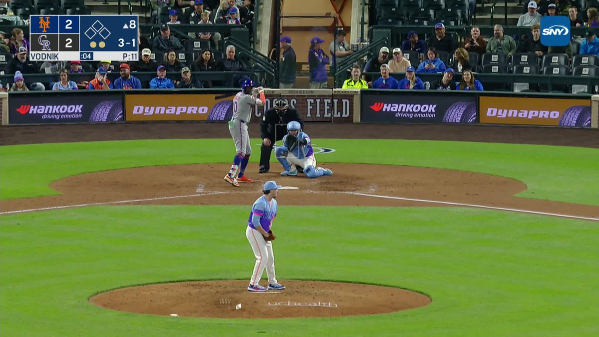 Ronny Mauricio first hit of the season!
