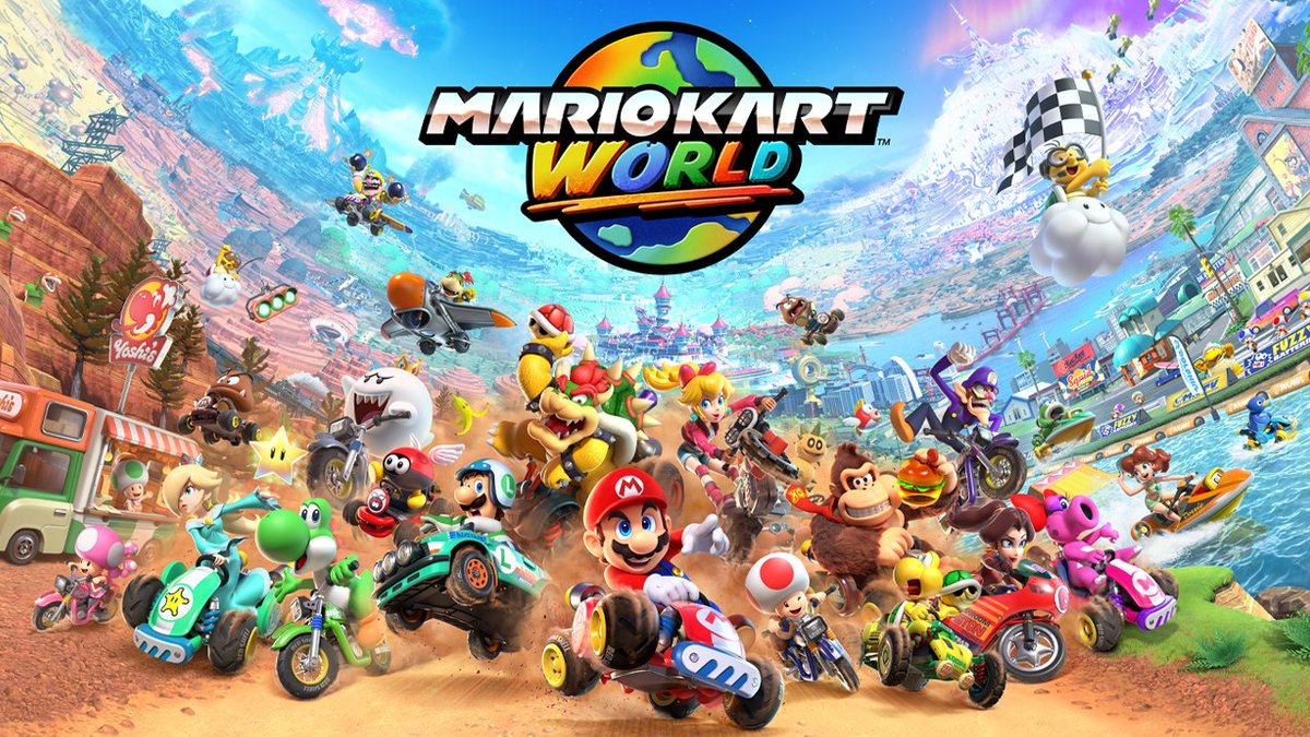 We have a Nintendo Switch 2 system and Mario Kart World game in the office, and our hosts are REALLY into it. Presented by Nintendo of America Switch 2. All Together, Anytime, Anywhere.