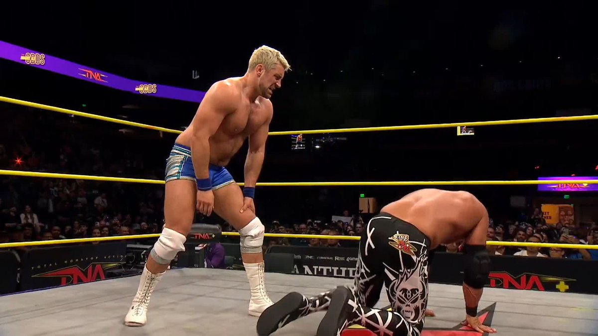.👑 Frankie Kazarian 👑 turned the Standing Ovation into a Flatliner! Joe Hendry Watch #TNAAgainstAllOdds on TNA+: Get 1 month of TNA+ FREE with code ODDS25