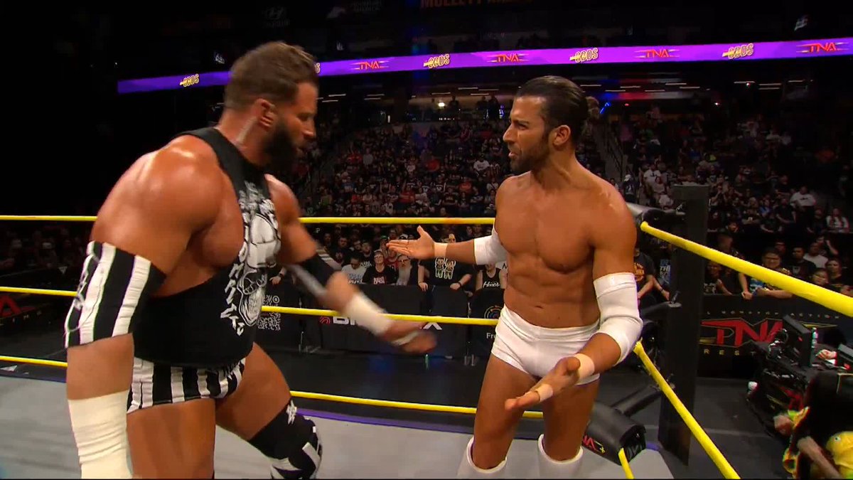 .Matt Cardona already busted Robert Stone with brass knuckles! Watch #TNAAgainstAllOdds on TNA+: Get 1 month of TNA+ FREE with code ODDS25