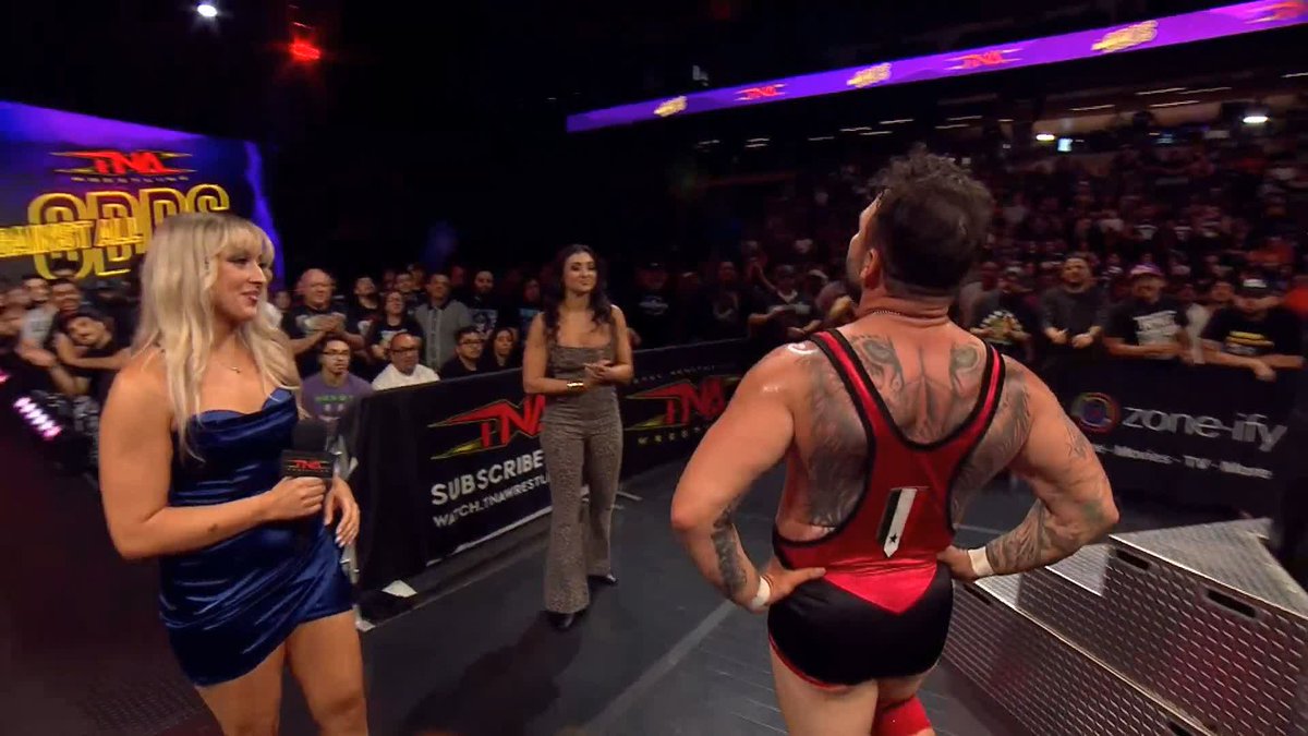 .Santino Marella did it for TNA! Watch #TNAAgainstAllOdds on TNA+: Get 1 month of TNA+ FREE with code ODDS25