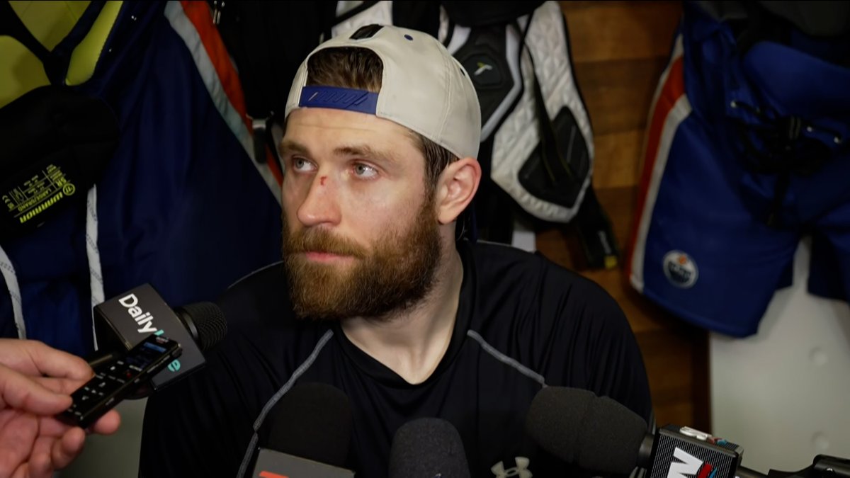 "Every game is tight at this time of year, two really good teams. It was never gonna be easy. Regroup & get ready for Game 3." Leon Draisaitl on the #Oilers moving forward after falling in overtime to the Panthers. Enterprise | #LetsGoOilers
