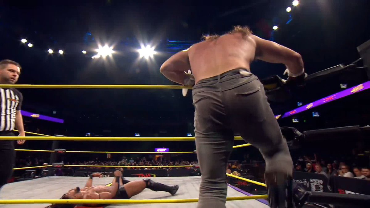 HUGE Elbow Drop from ELIJAH! Watch #TNAAgainstAllOdds on TNA+: LAST CHANCE to Get 1 month of TNA+ FREE with code ODDS25