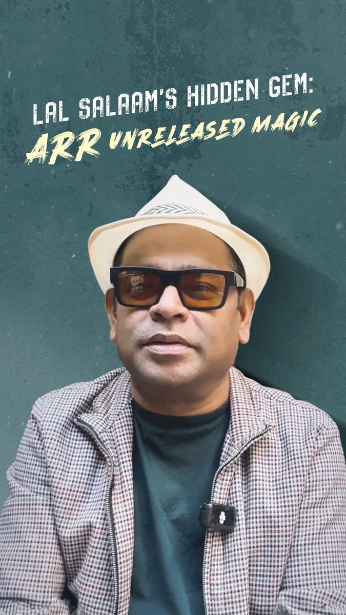 An ARR exclusive… ❤️ Lal Salaam - The Extended Version streaming now on Sun NXT #LalSalaamOnSunNXT #LalSalaam #Rajinikanth #VishnuVishal #Vikranth #AishwaryaRajinikanth #ARRahman #AnanthikaSanilkumar #DhanyaBalakrishna #SunNXT