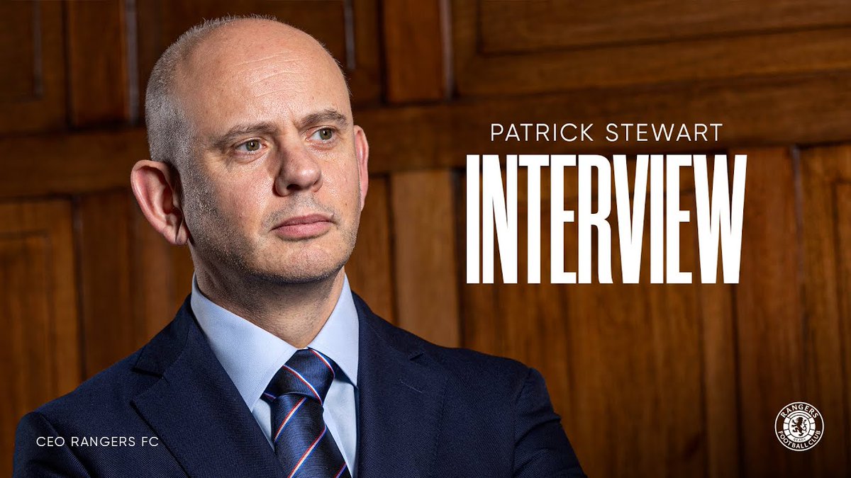 🎙️ CEO Patrick Stewart spoke to RangersTV after new Head Coach Russell Martin was officially unveiled at Ibrox.