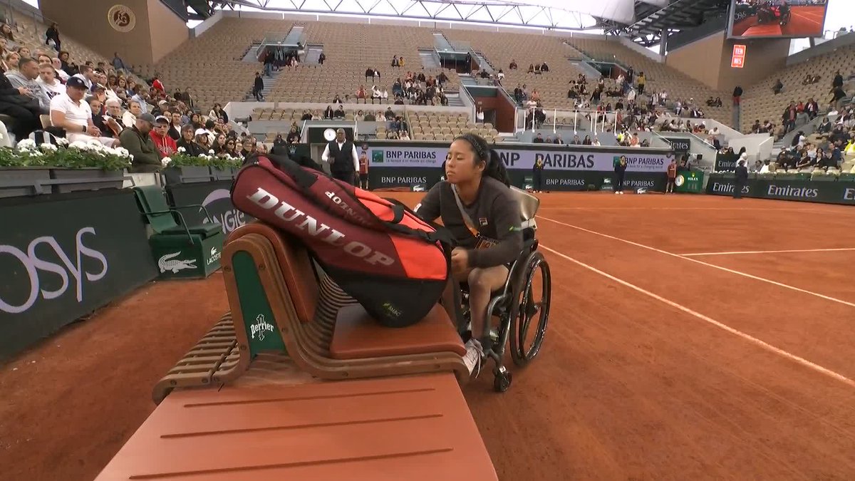 Women's wheelchair singles final time: Aniek Van Koot 🆚 Yui Kamiji #RolandGarros
