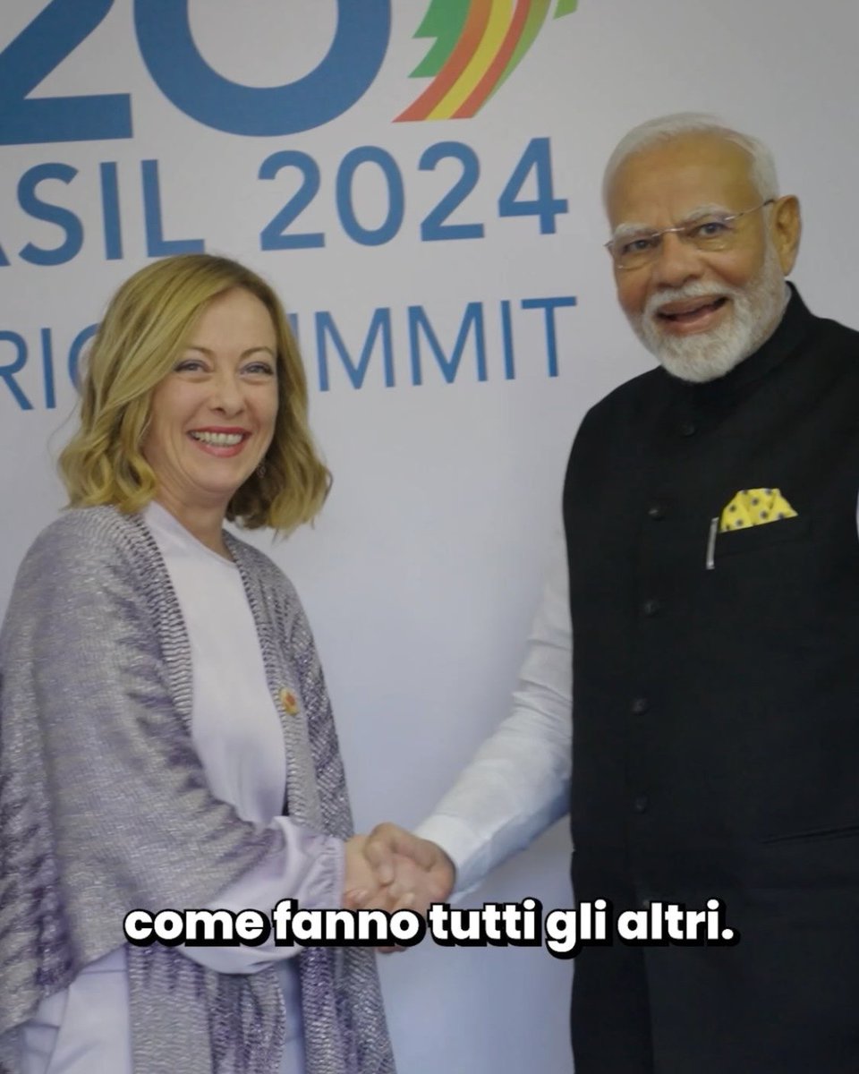Mentre qualcuno a sinistra parla di “isolamento”, noi continuiamo a lavorare per rafforzare il ruolo dell’Italia nel mondo. Una grande Nazione, a cui vogliamo restituire il posto da protagonista che merita.