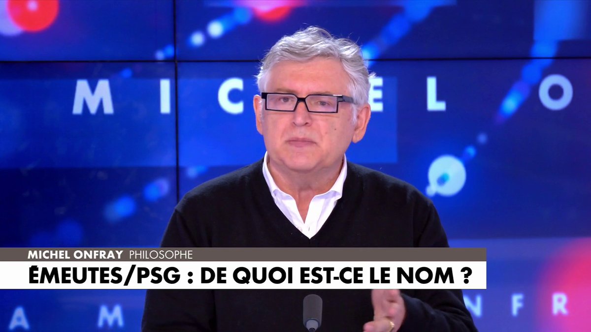 Le philosophe Michel Onfray revient sur les émeutes qui ont éclaté dans le cadre de la victoire du PSG : «Ce sont les milices de Jean-Luc Mélenchon», dans #FaceaMichelonfray