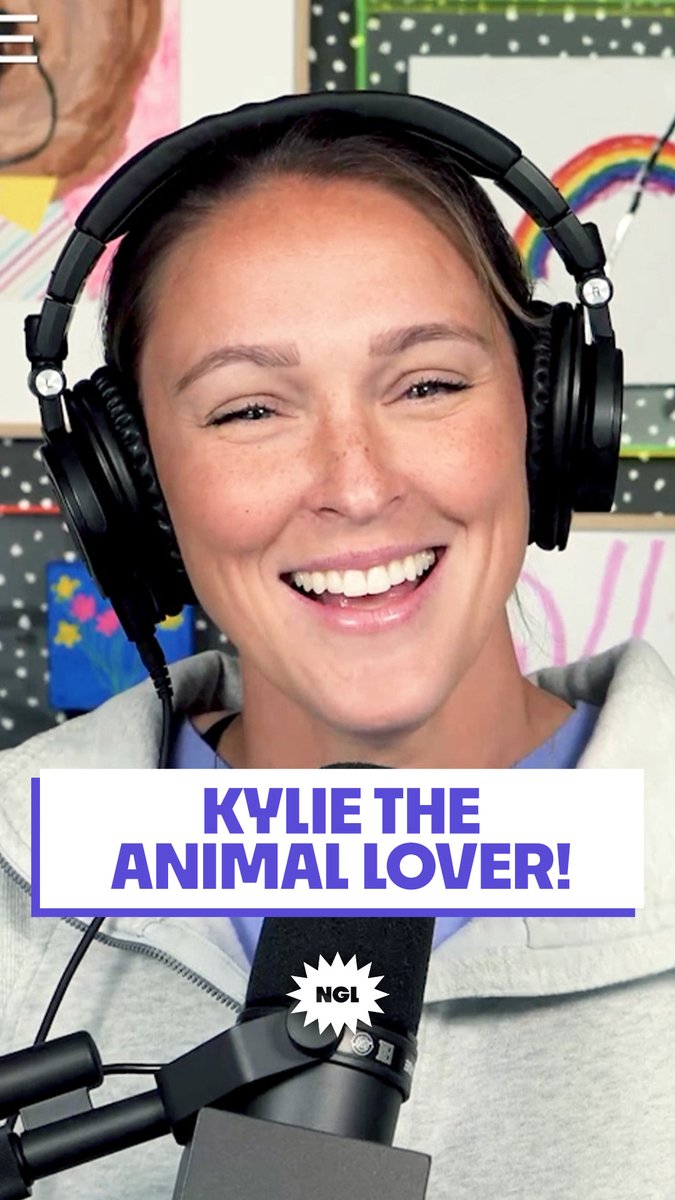 Kylie can talk about animals for days!