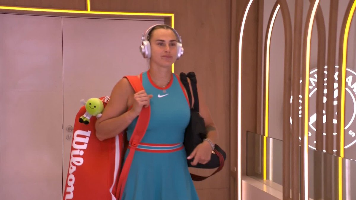 Second finalist: Aryna Sabalenka #RolandGarros