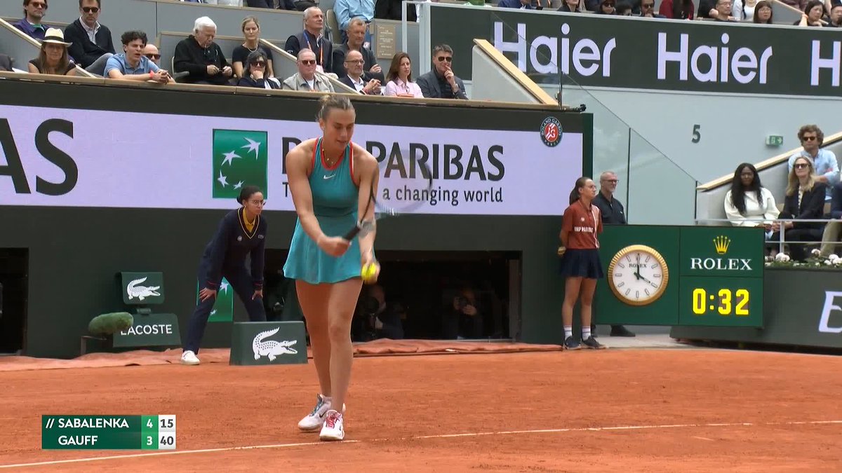 Unleashing the forehand 💥 #RolandGarros