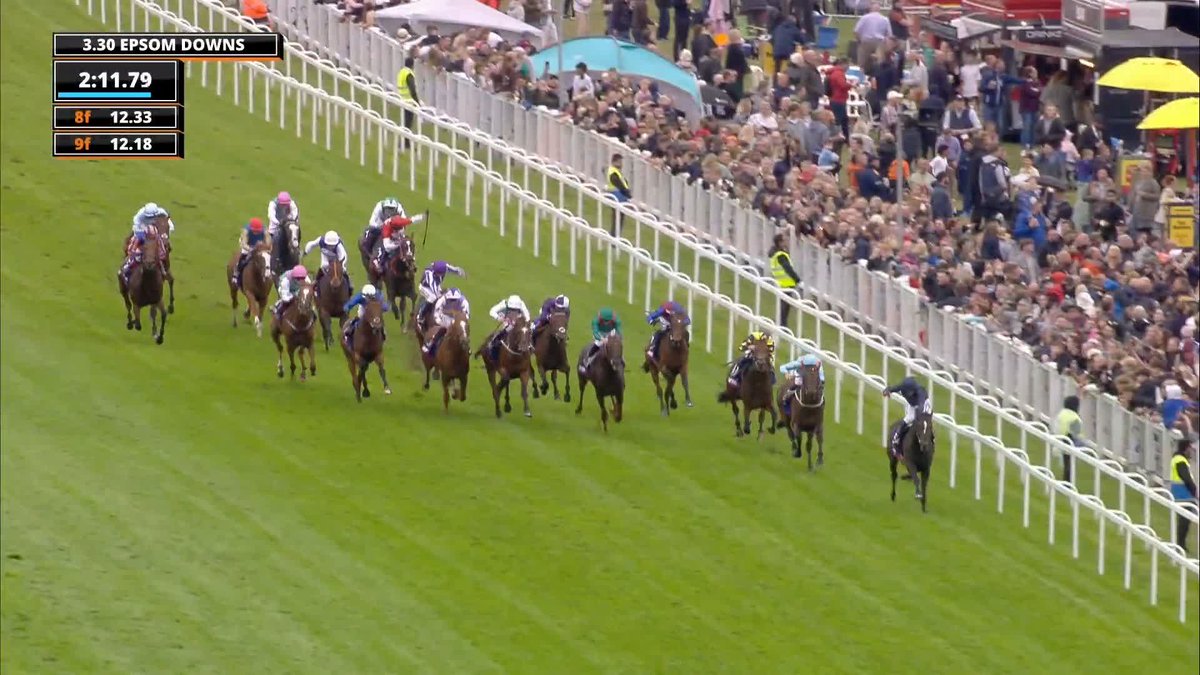 The 246th #BetfredDerby belongs to Lambourn 🏆 Aidan O'Brien lands the double of the #EpsomOaks and the Derby 👏 #EpsomDerbyFestival | #EpsomDerby