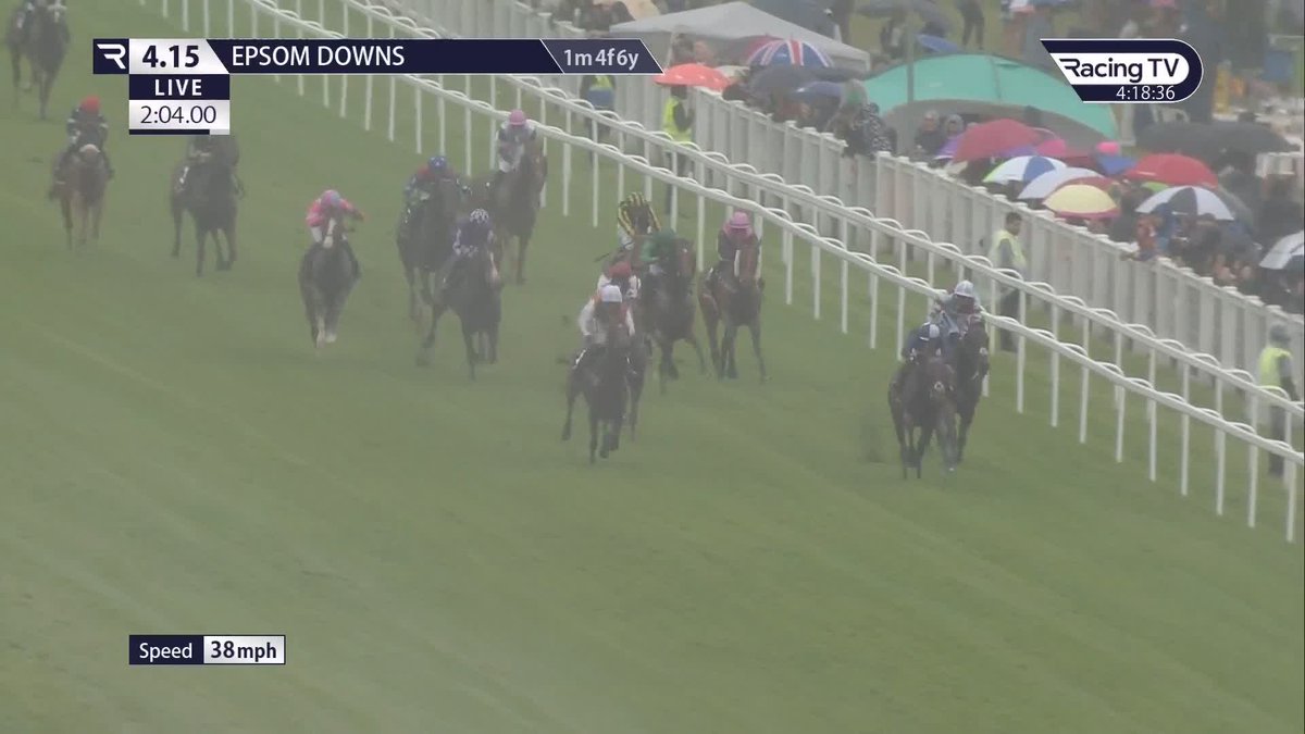 Small Fry (9-4f) sizzles in the deteriorating conditions Epsom Downs Racecourse to win the Northern Dancer Handicap for Gary & Josh Moore Racing and Ashley Lewis 🌟