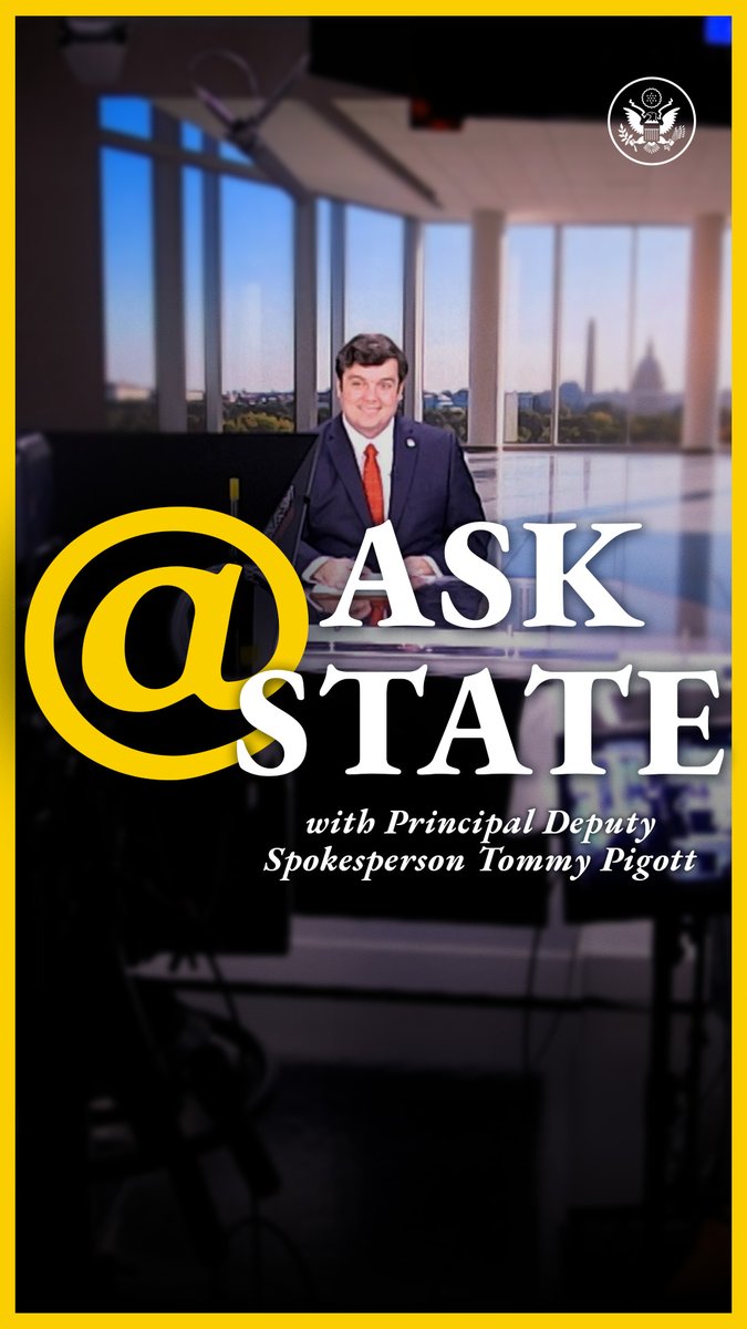 .Tommy Pigott Pigott answered some of your top questions about foreign policy this week — thanks to everyone who submitted! Your voices matter, and we’re here to keep the conversation going. 🇺🇸