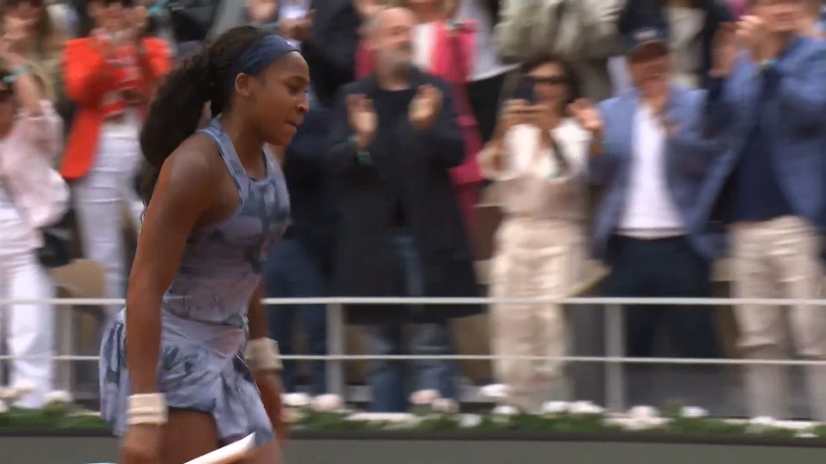 COCO GAUFF HAS DONE IT 🏆 #RolandGarros