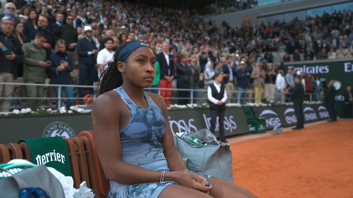 Lift it up high Coco, you've deserved it 👏🏆 #RolandGarros