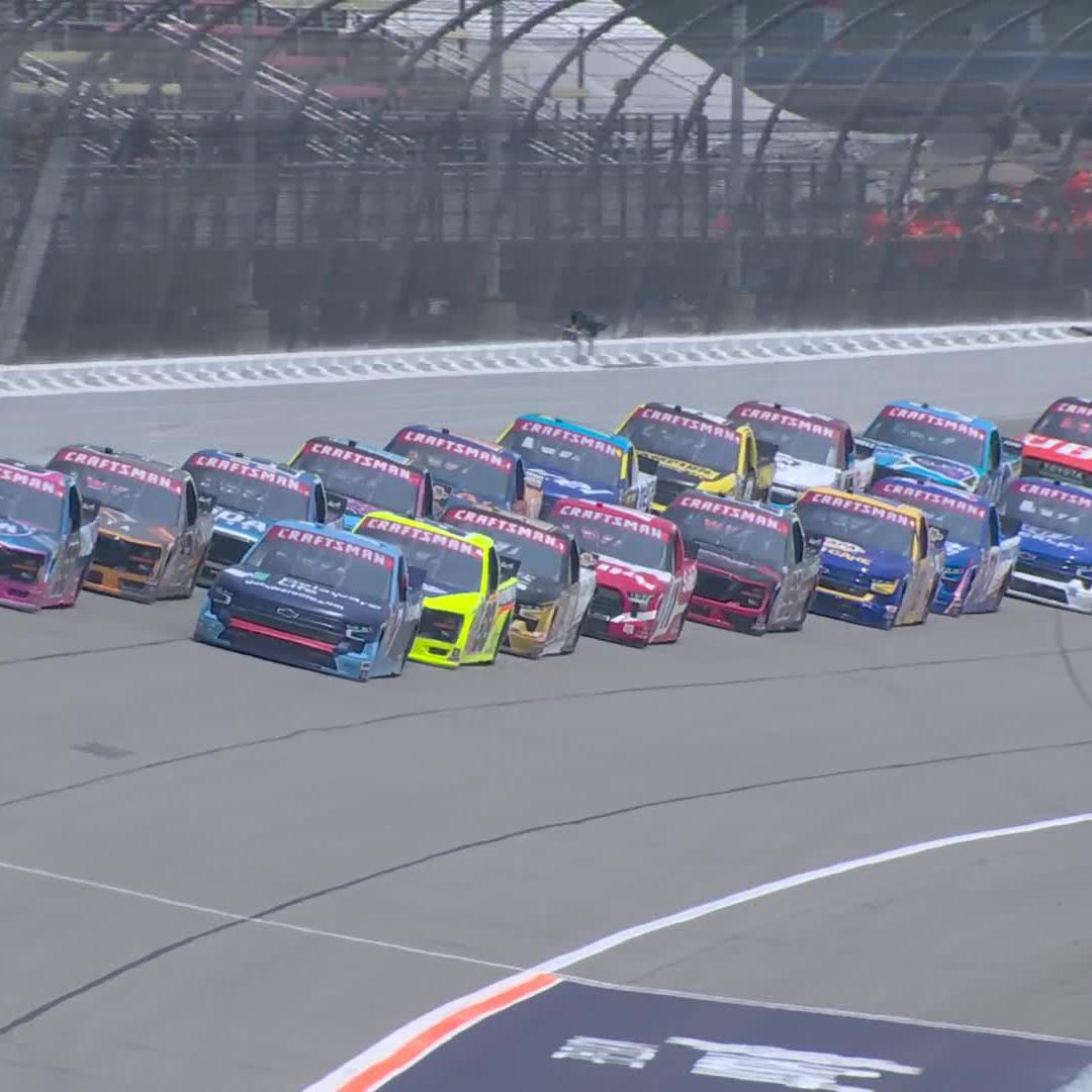 We’ve waited 5 years to say this again! The green flag is out at Michigan International Speedway and we are live on FOX.