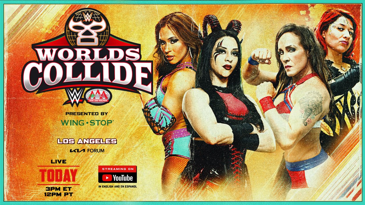 .Stephanie Vaquer teams up with Valerie Loureda to take on Lucha Libre AAA Worldwide's CHIK TORMENTA and Dalys la caribeña in tag team action, streaming live on YouTube at 3 ET/12 PT in English and Spanish. ▶️