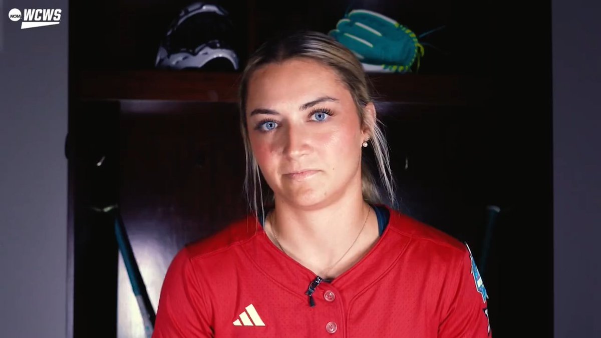 "The friendships I've built, the lessons I've learned, and the joy of playing this game will stay with me forever." Alexa Langeliers reads a sentimental letter to the sport of softball. #WCWS x Texas Tech Softball