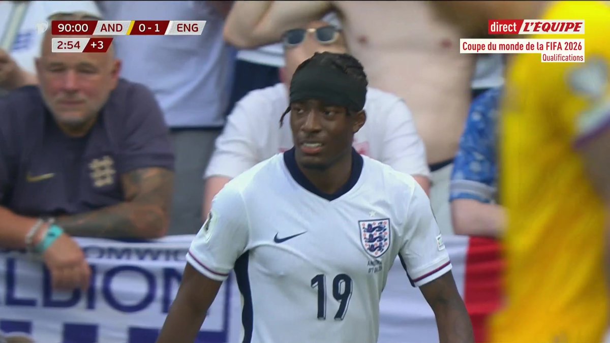 🇦🇩 - 🏴󠁧󠁢󠁥󠁮󠁧󠁿 Un seul but, signé Harry Kane, mais l'Angleterre s'impose quand même face à Andorre et garde la tête de son groupe. #lequipeFOOT