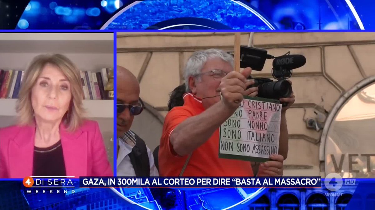 "Ci sono persone che sentono il bisogno di dire a questo governo che bisogna cambiare atteggiamento" Tiziana Ferrario a #4disera Weekend
