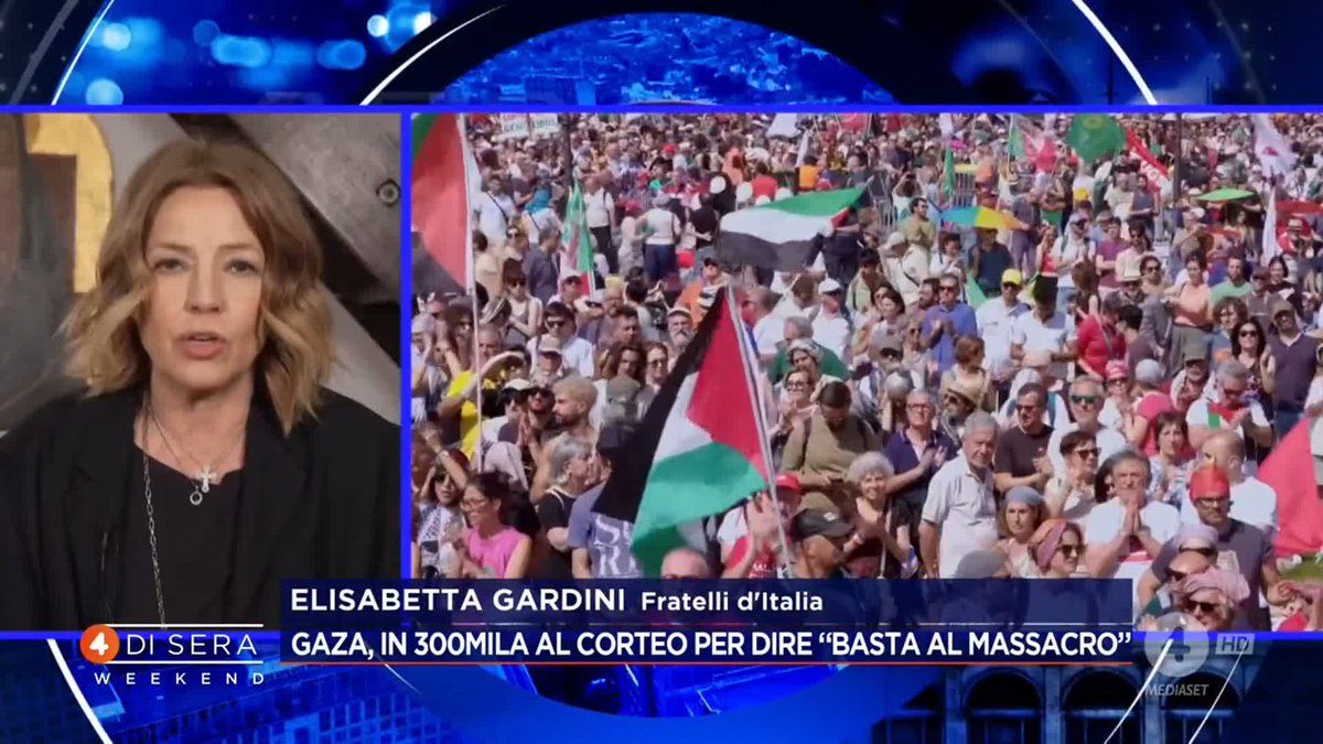 "Strumentalizzare un dramma contro il governo per fare propaganda nella giornata del silenzio non è moralmente accettabile ed è anche contro la legge" Elisabetta Gardini a #4disera Weekend